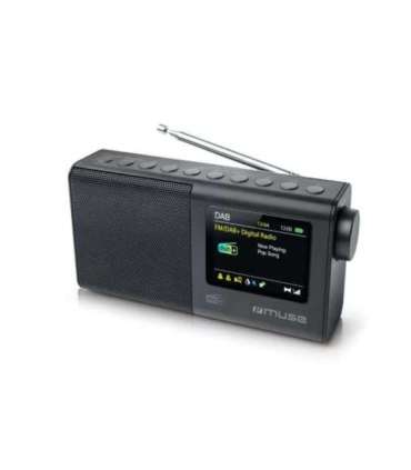 Muse Portable Radio M-117 DB AUX in Black Portable FM, DAB/DAB+