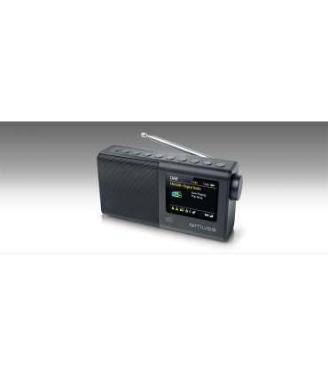 Muse Portable Radio M-117 DB AUX in Black Portable FM, DAB/DAB+