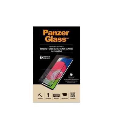 PanzerGlass Samsung Galaxy A52 Black/Transparent Antifingerprint screen protector