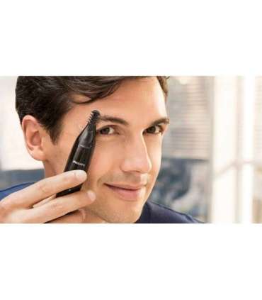 Philips Nose and Ear Trimmer NT1650/16 Nose Hair Trimmer Wet & Dry Black