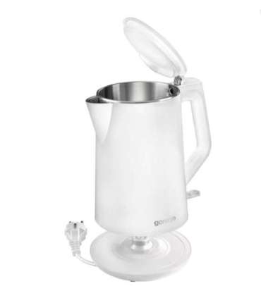 Gorenje Kettle K15DWW Electric 2200 W 1.5 L Plastic + metal 360° rotational base White