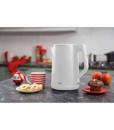 Gorenje Kettle K15DWW Electric 2200 W 1.5 L Plastic + metal 360° rotational base White