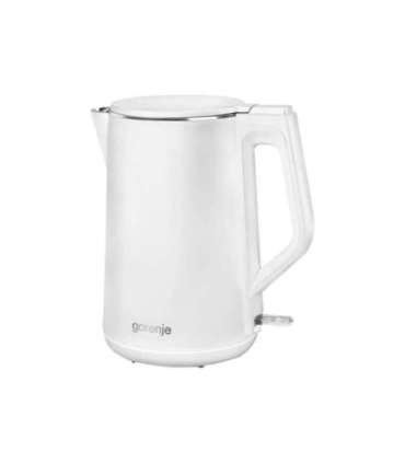 Gorenje Kettle K15DWW Electric 2200 W 1.5 L Plastic + metal 360° rotational base White