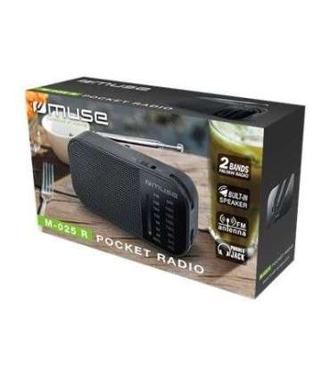 Muse M-025 R Portable radio Black
