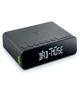 Muse Alarm function M-175 WI AUX in Alarm Clock Black