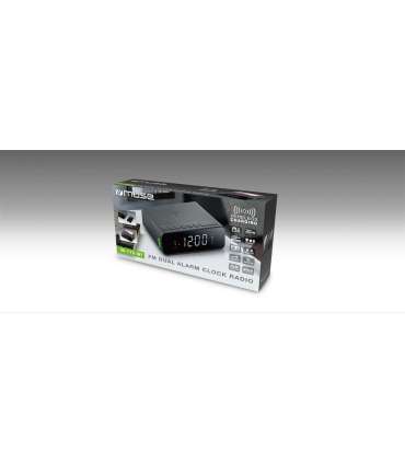 Muse Alarm function M-175 WI AUX in Alarm Clock Black