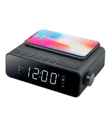 Muse Alarm function M-175 WI AUX in Alarm Clock Black