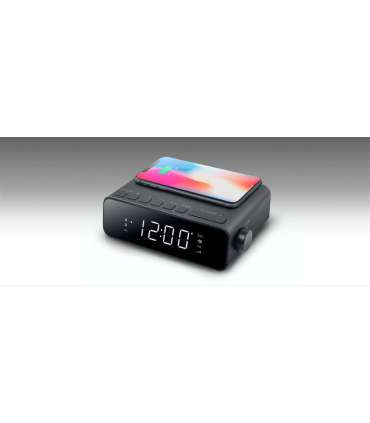 Muse Alarm function M-175 WI AUX in Alarm Clock Black