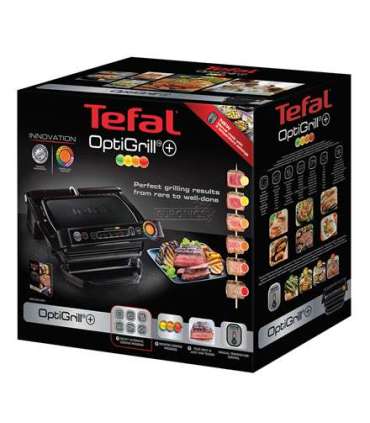 TEFAL OptiGrill+ GC712834 Contact grill 2000 W Black