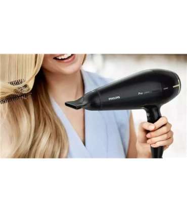 Philips Hair Dryer HPS920/00 Prestige Pro 2300 W Number of temperature settings 3 Ionic function Black/Gold