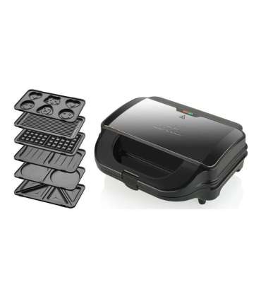 ETA Sandwich Maker Sorento Plus ETA515190000 Multigrill Number of plates 6 900 W Number of pastry 2 Black