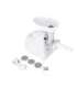 Mesko Meat mincer MS 4809 White 350 W Middle size sieve mince sieve poppy sieve plunger sausage filler