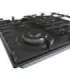 Gorenje Hob GW642AB Gas Number of burners/cooking zones 4 Rotary knobs Black