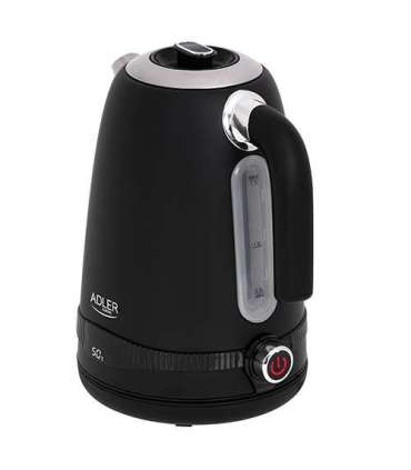 Adler Kettle AD 1295b Electric 2200 W 1.7 L Stainless steel 360° rotational base Black