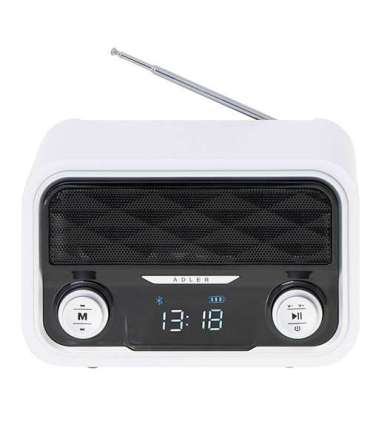 Adler Bluetooth Radio AD 1185 AUX in White