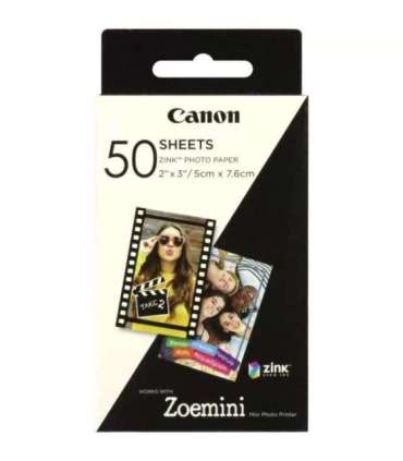 50 sheets ZP-2030 White 5 x 7.6 cm Photo Paper