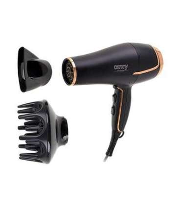 Camry Hair Dryer CR 2255 2200 W Number of temperature settings 3 Diffuser nozzle Black