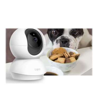 TP-LINK Pan/Tilt Home Security Wi-Fi Camera Tapo C200 4mm/F/2.4 Privacy Mode, Sound and Light Alarm, Motion