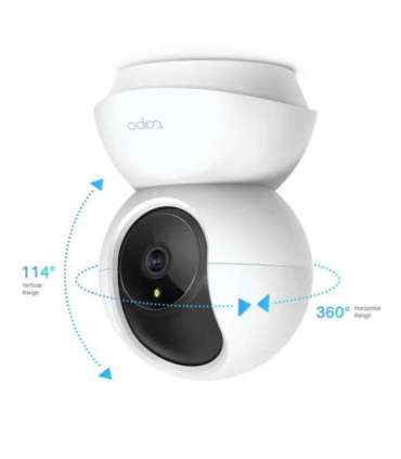 TP-LINK Pan/Tilt Home Security Wi-Fi Camera Tapo C200 4mm/F/2.4 Privacy Mode, Sound and Light Alarm, Motion