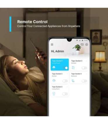 TP-LINK Mini Smart Wi-Fi Socket Tapo P100 (1-pack) White