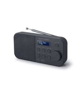 Muse Alarm function M-109DB Portable radio Black