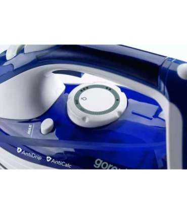 Gorenje Steam Iron SIH2600BLC Power 2600 W Water tank capacity 350 ml Continuous steam 30 g/min Blue/White |