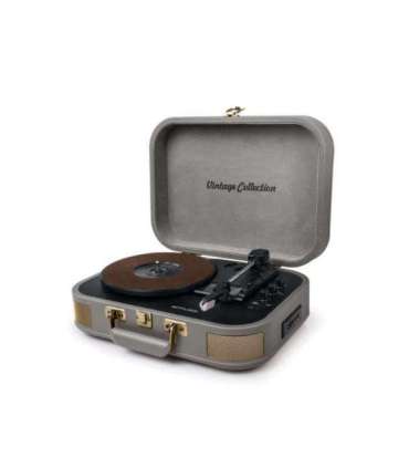 Muse Turntable Stereo System MT-201 BTG Grey USB port AUX in