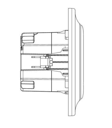 FIBARO Walli Outlet type F, Black Z-Wave EU Fibaro