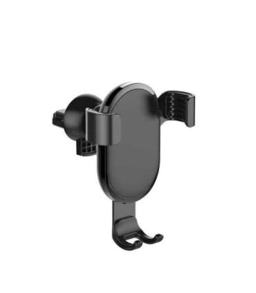 ColorWay Metallic Gravity Holder For Smartphone Adjustable Clamp Black Fixation of the smartphone in one