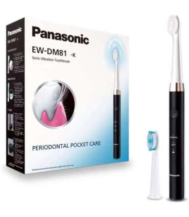 Panasonic Electric Toothbrush EW-DM81-K503 Rechargeable For adults Number of brush heads included 2 Number