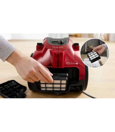 Bosch Vacuum Cleaner BGC05AAA2 Serie 2 Bagless Power 700 W Dust capacity 1.5 L Red