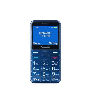 Panasonic KX-TU155EXBN Blue 2.4 " TFT-LCD microSD/microSDHC MB Bluetooth USB version micro USB Built-in