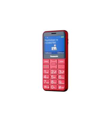 Panasonic KX-TU155EXBN Red 2.4 " TFT-LCD microSD/microSDHC MB Bluetooth USB version micro USB Built-in
