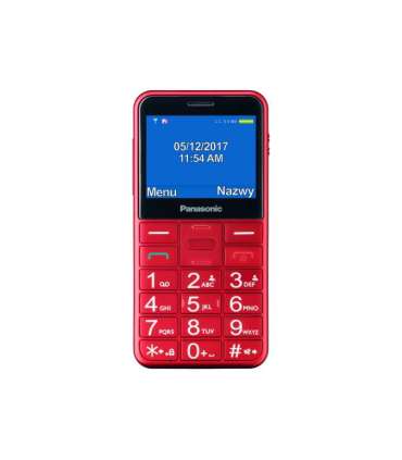 Panasonic KX-TU155EXBN Red 2.4 " TFT-LCD microSD/microSDHC MB Bluetooth USB version micro USB Built-in