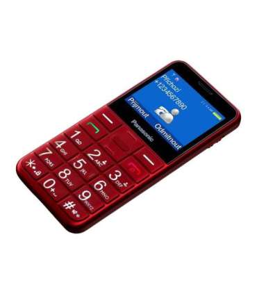 Panasonic KX-TU155EXBN Red 2.4 " TFT-LCD microSD/microSDHC MB Bluetooth USB version micro USB Built-in