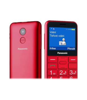 Panasonic KX-TU155EXBN Red 2.4 " TFT-LCD microSD/microSDHC MB Bluetooth USB version micro USB Built-in