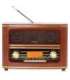 Adler Retro Radio AD 1187 Alarm function AUX in Wooden