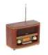 Adler Retro Radio AD 1187 Alarm function AUX in Wooden