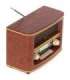 Adler Retro Radio AD 1187 Alarm function AUX in Wooden
