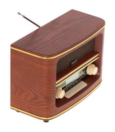 Adler Retro Radio AD 1187 Alarm function AUX in Wooden
