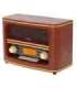 Adler Retro Radio AD 1187 Alarm function AUX in Wooden