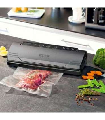 Caso Vacuum sealer VC 10 PlusEdition Power 110 W Temperature control Black/Silver