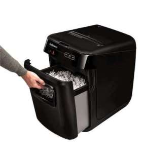 Cross-Cut Shredder AutoMAX 150C Black Paper shredding Shredding CDs Credit cards shredding Auto Feed