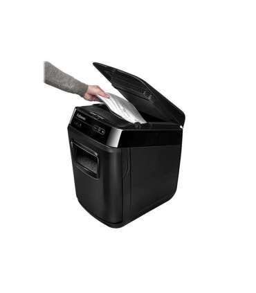 Cross-Cut Shredder AutoMAX 150C Black Paper shredding Shredding CDs Credit cards shredding Auto Feed