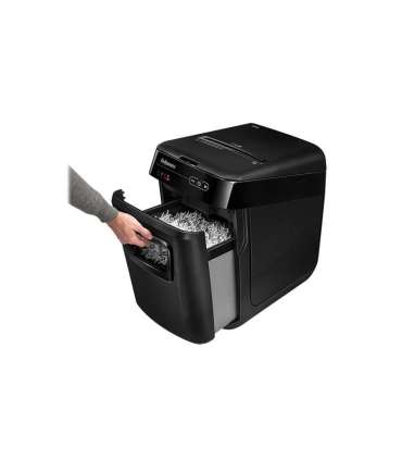 Cross-Cut Shredder AutoMAX 150C Black Paper shredding Shredding CDs Credit cards shredding Auto Feed