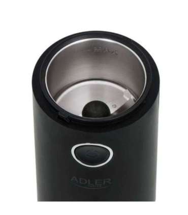 Adler Coffee grinder AD4446bs 150 W Coffee beans capacity 75 g Lid safety switch Black