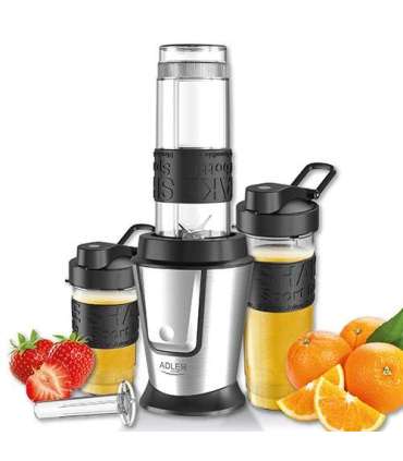 Adler Blender AD 4081 Tabletop 800 W Jar material BPA Free Plastic Jar capacity 0.4 + 0.57 L Ice crushing