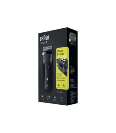 Braun Shaver 300s Operating time (max) 30 min Black/Green