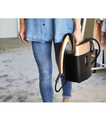 TEFAL Garment Steamer IXEO POWER QT2020E0 Handheld 2170 W 1.1 L 90 g/min Black/Copper