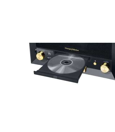 Muse Turntable Micro System With Vinyl Deck MT-112 W Micro system CD with turntable USB port